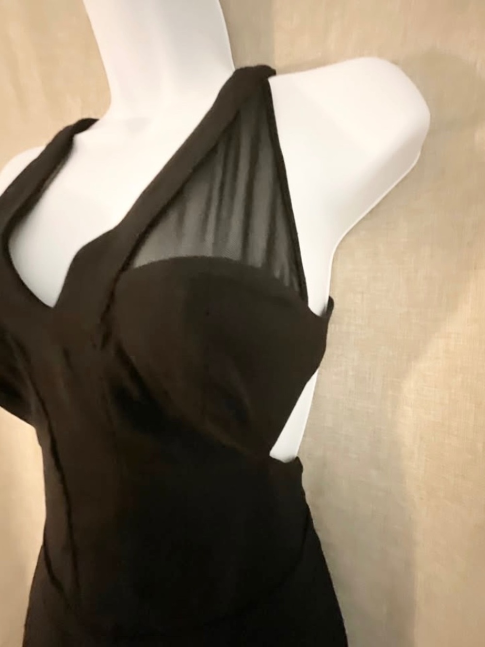 NWT bebe Backless Jumpsuit , Petite XXS